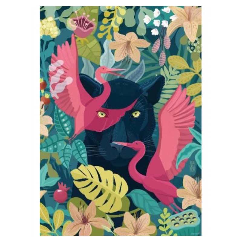 Puzzle Panthère mystique 500 pièces