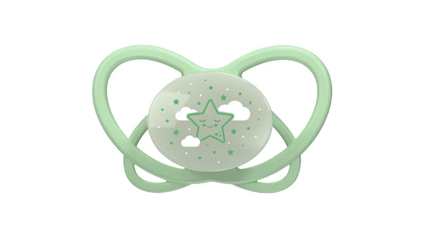 nip®Schnuller My Butterfly Night Green Silikon Größe 1 (0-6 Monate)