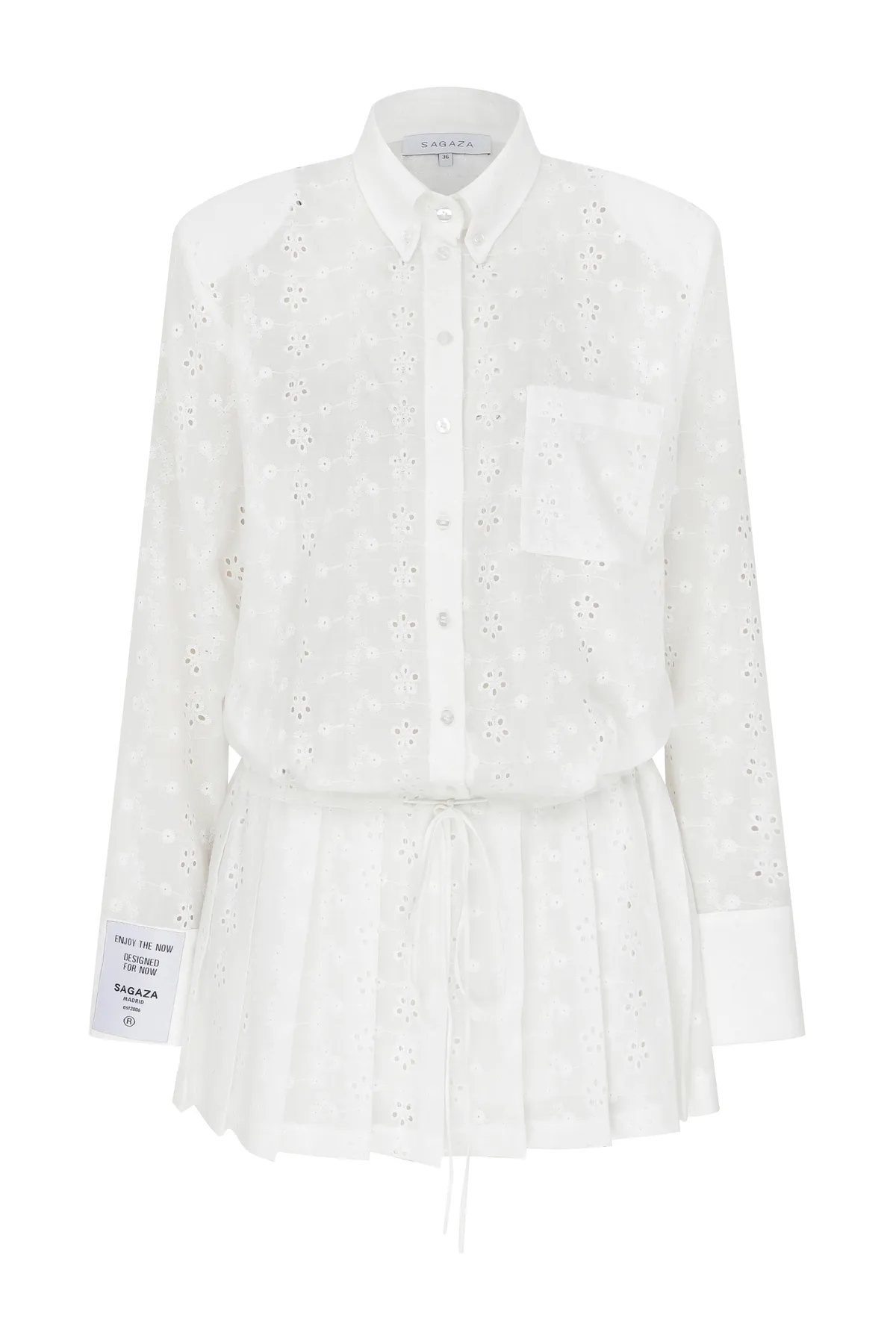 SAGAZA  Kleid - Weiß - A-Linie
