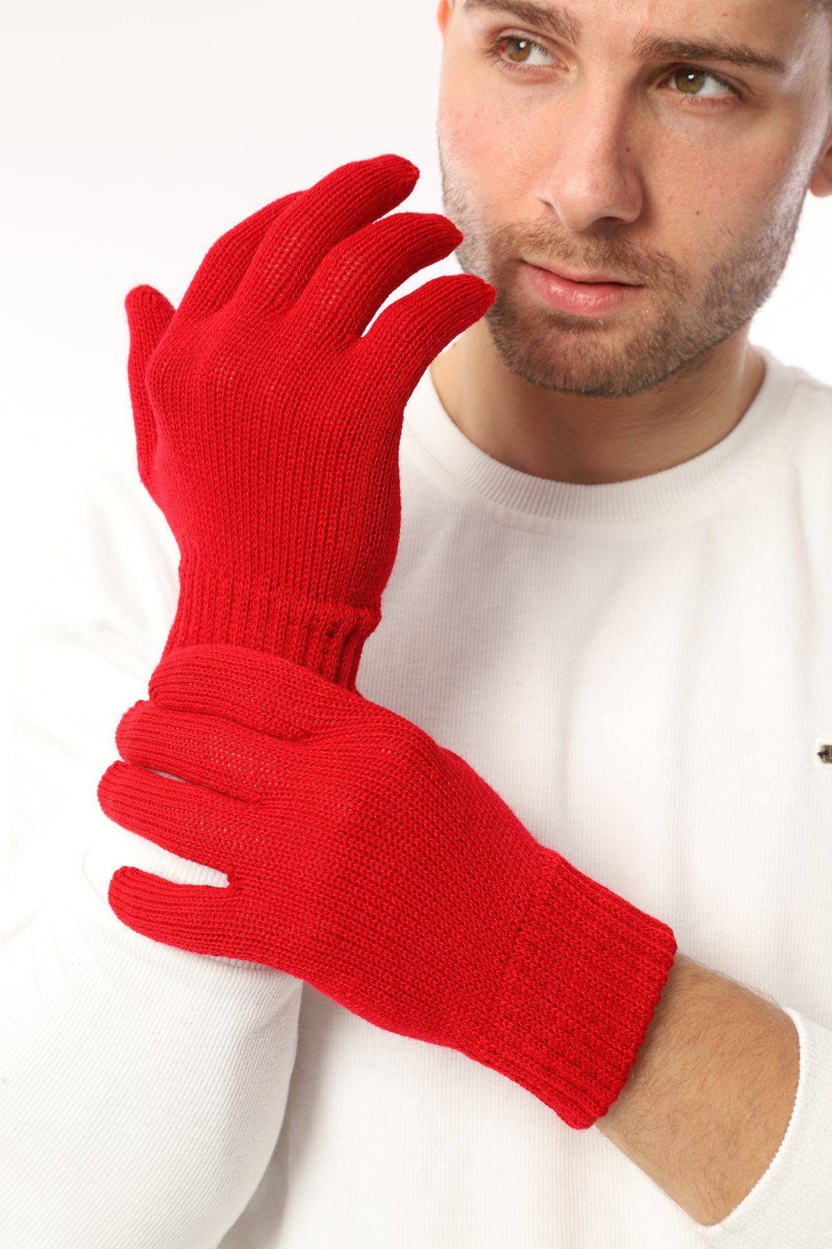 herémood Strickhandschuhe Handschuhe Winterhandschuhe Rippstrick Strickhandschuhe Herren