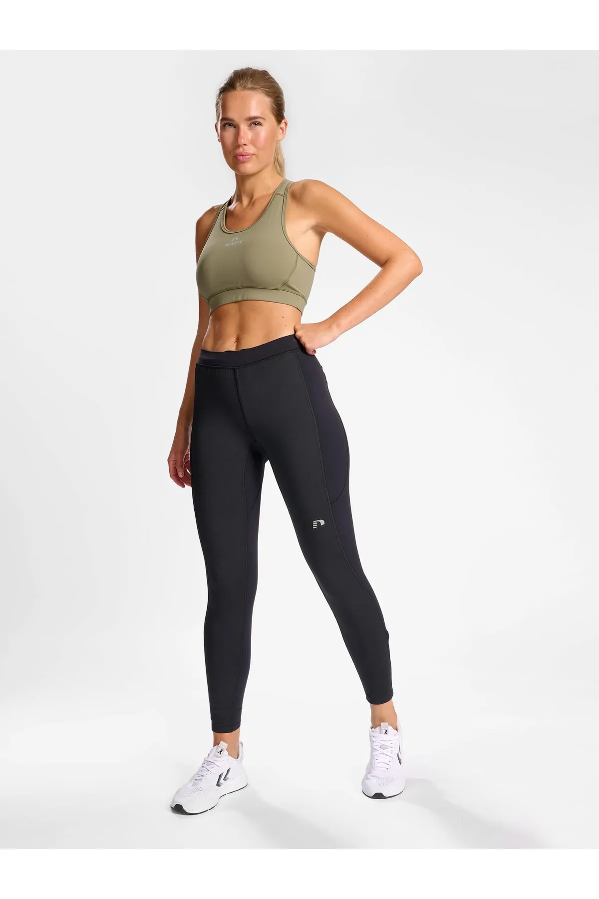 NEWLİNE  Sport-Leggings - Schwarz - Mittlerer Bund