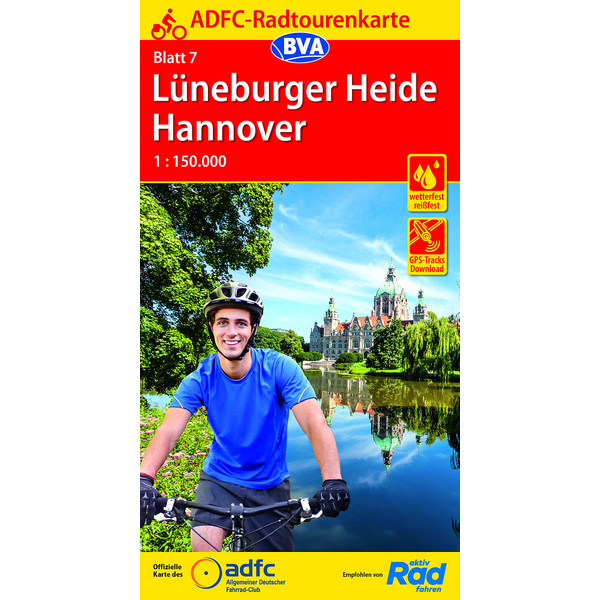 ADFC-RADTOURENKARTE 7 LÜNEBURGER HEIDE /HANNOVER 1:150.000 - Fahrradkarte