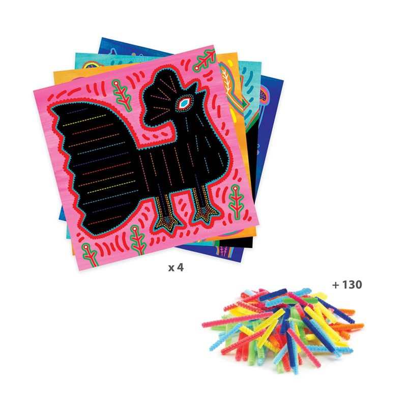 Coffret fils chenilles Tout doux Djeco