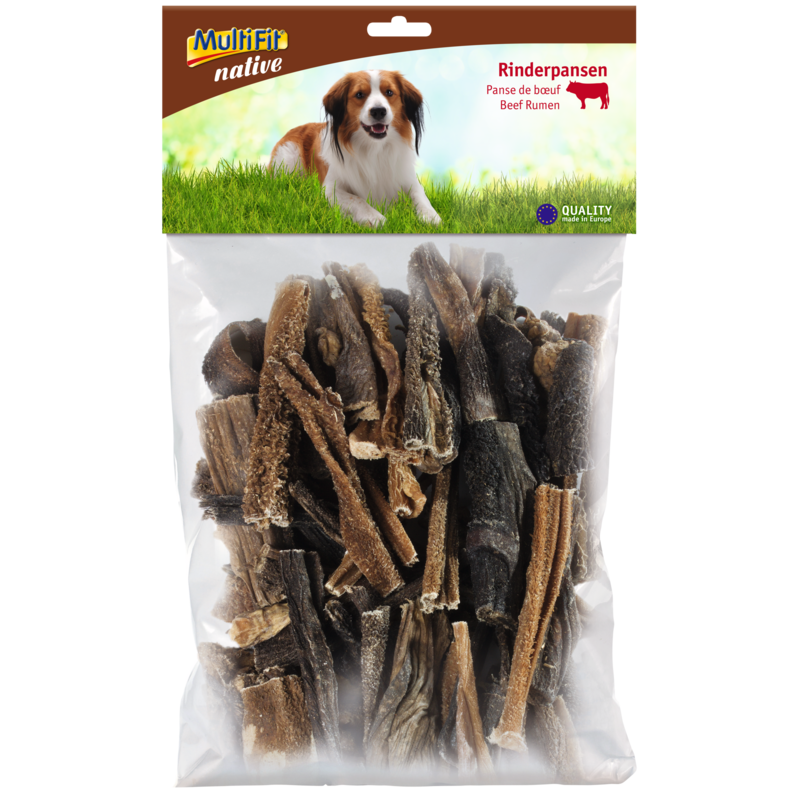 MultiFit Snacks MultiFit native Rinderpansen 500 g