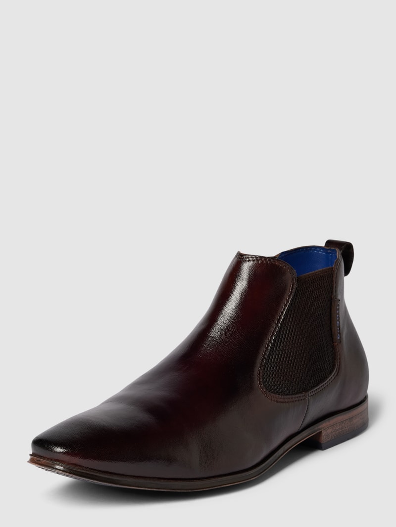 Chelsea Boots aus Leder Modell 'Zeli' in beige