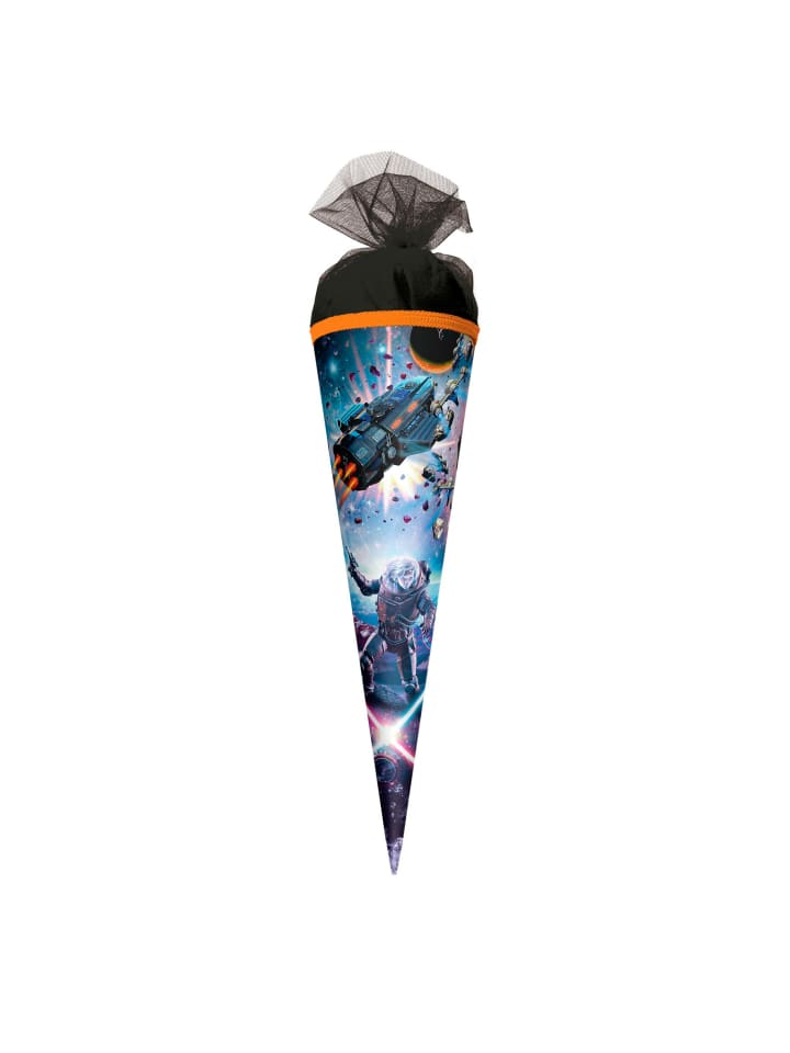 ROTH Geschenk-Schultüte klein Space Fighter 50 cm in Schwarz günstig kaufen onesize