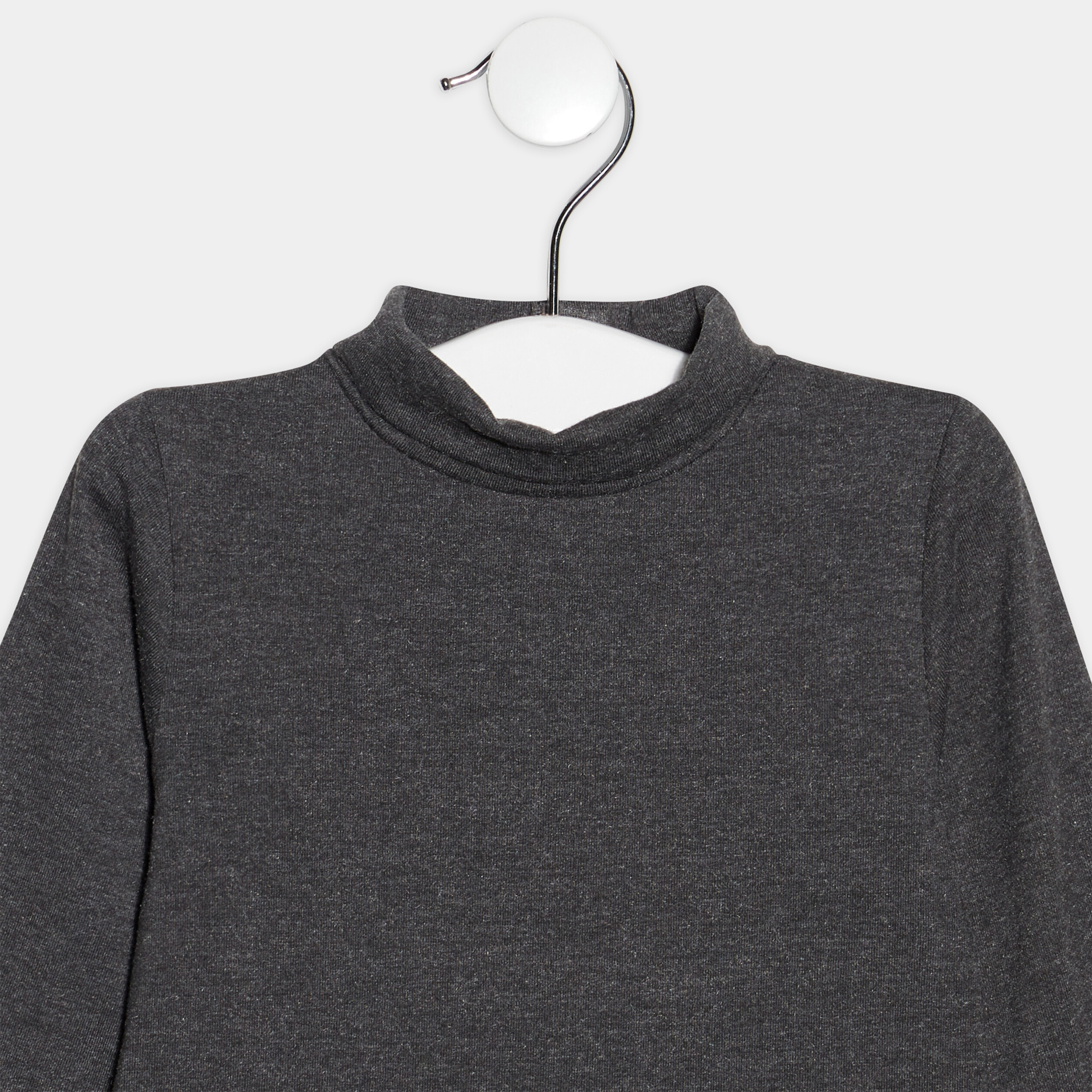 T-shirt manches longues gris foncé bébé garçon | La Halle