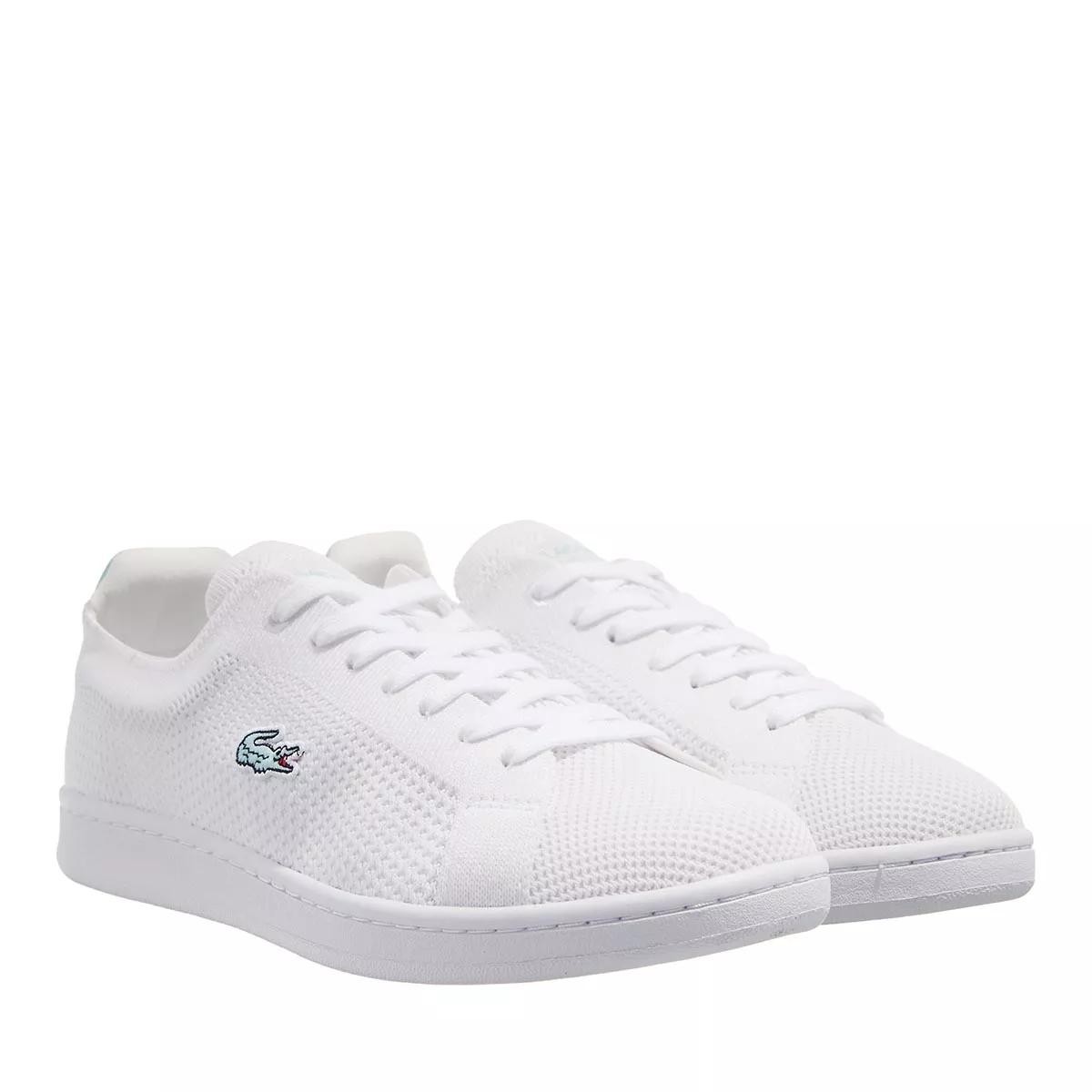 LACOSTE Freizeit Schnürer weiss Low-Top Sneaker