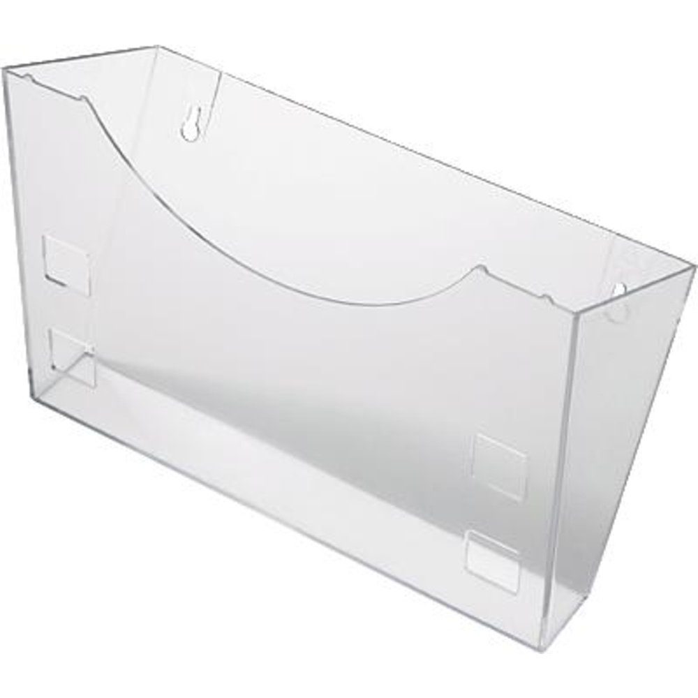 HELIT Zeitungsständer Helit glasklar H6103002 Prospekthalter Glasklar 1 St. (B x H x T) 24
