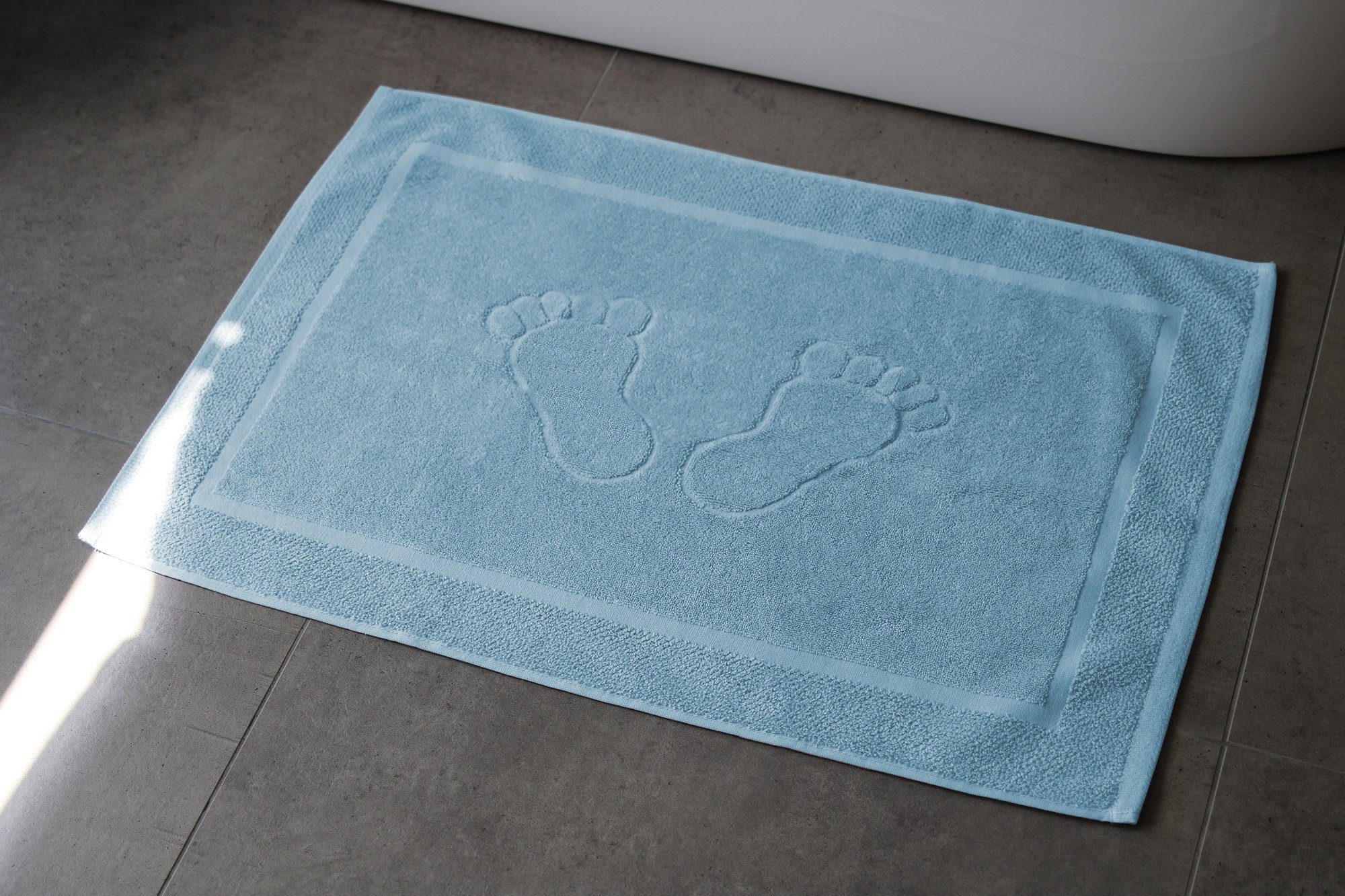 BANANALU Badetücher Badvorleger Badematte 700g/m2 50x70 cm Duschvorleger Duschmatte, Baumwolle (2-St)