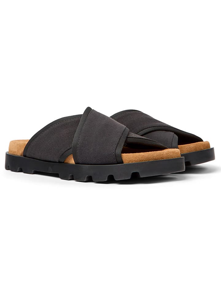 Camper Pantoletten in Schwarz günstig kaufen