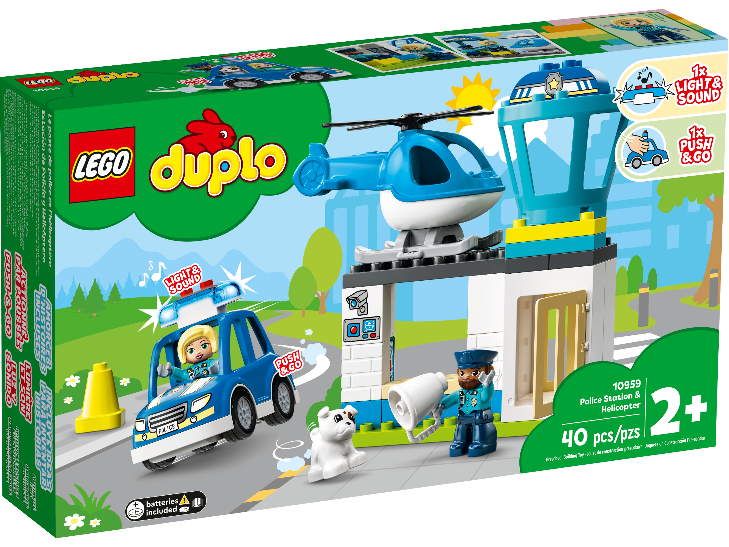 Polizeistation mit Hubschrauber 10959