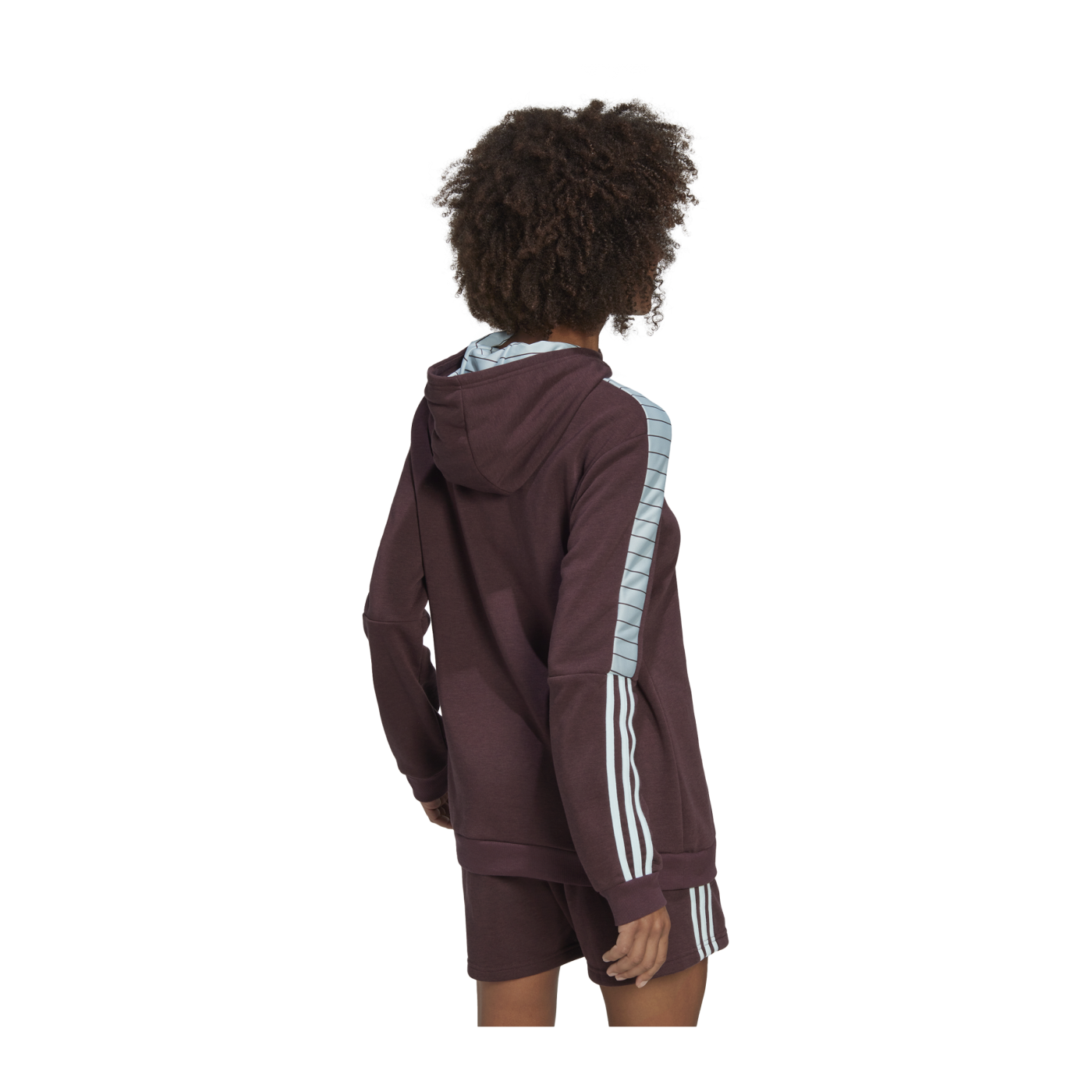 adidas Tiro Hoody Damen Rot Blau