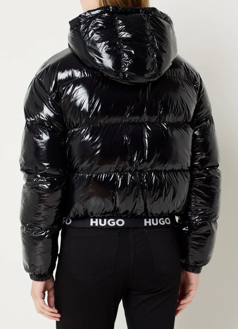 Doudoune HUGO BOSS Faryne à finition brillante et logo