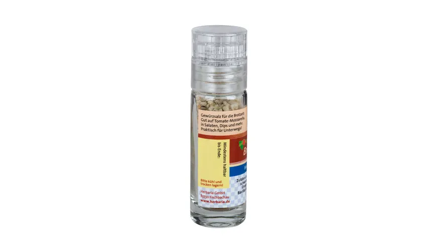 Herbaria Bio Mediterranes Brotzeitsalz bio Mini-Mühle 15 g