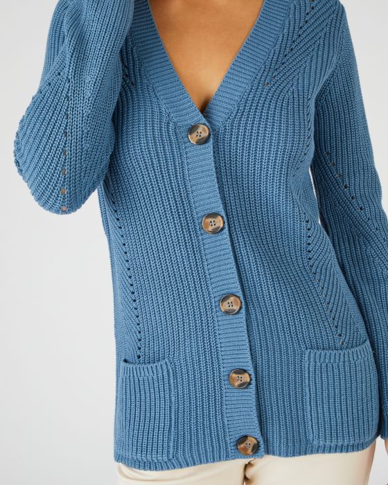 Gilet maille perlée