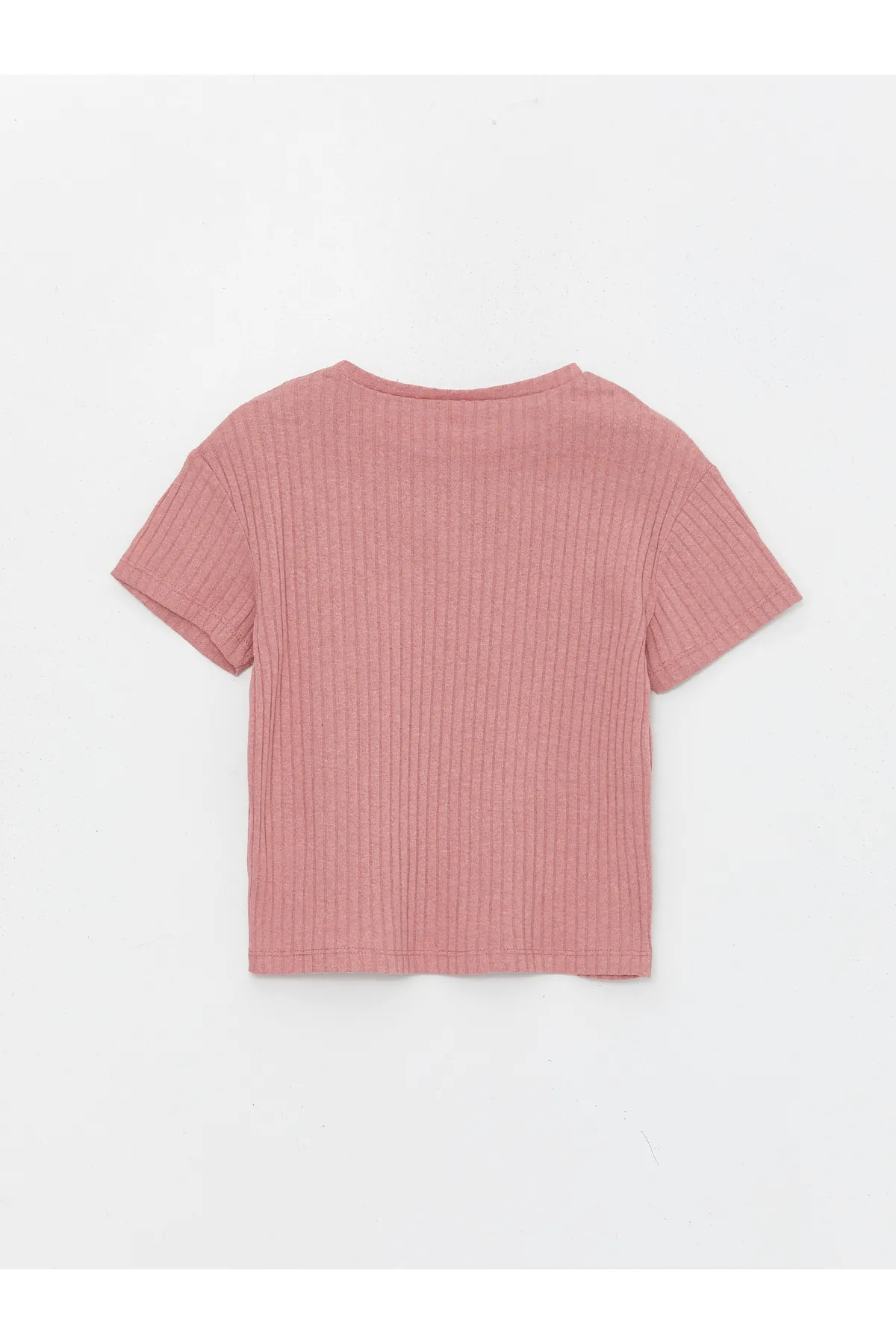 LC Waikiki  Kurzarm-Mädchen-Pyjama-Set mit Rundhalsausschnitt und Shorts