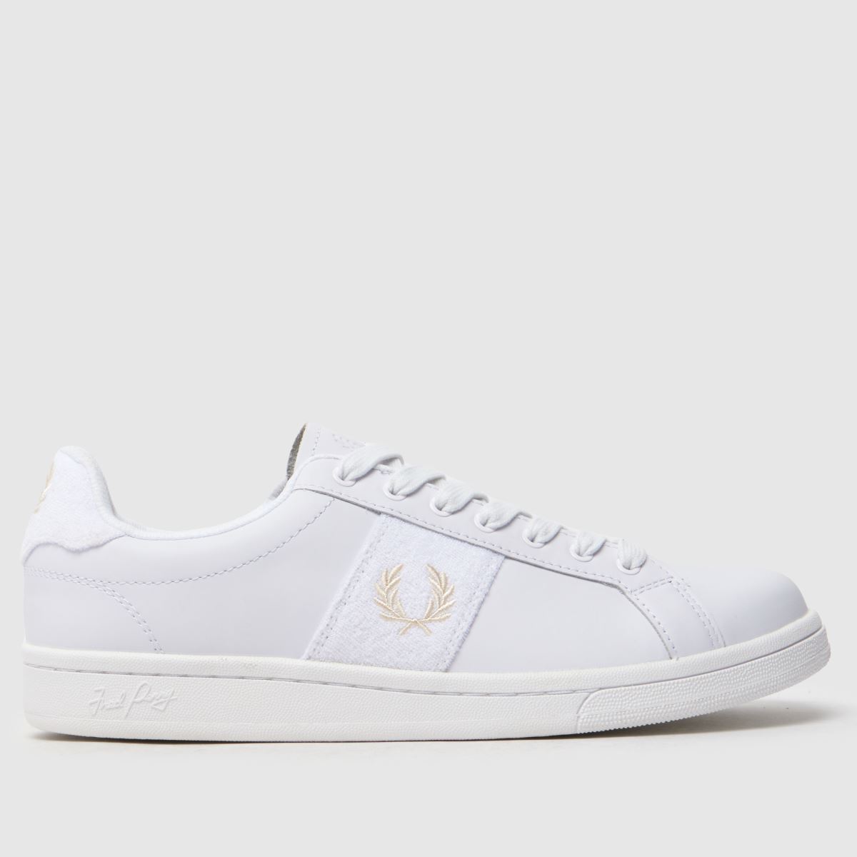 Fred Perry b721 bőrcipő fehér színben