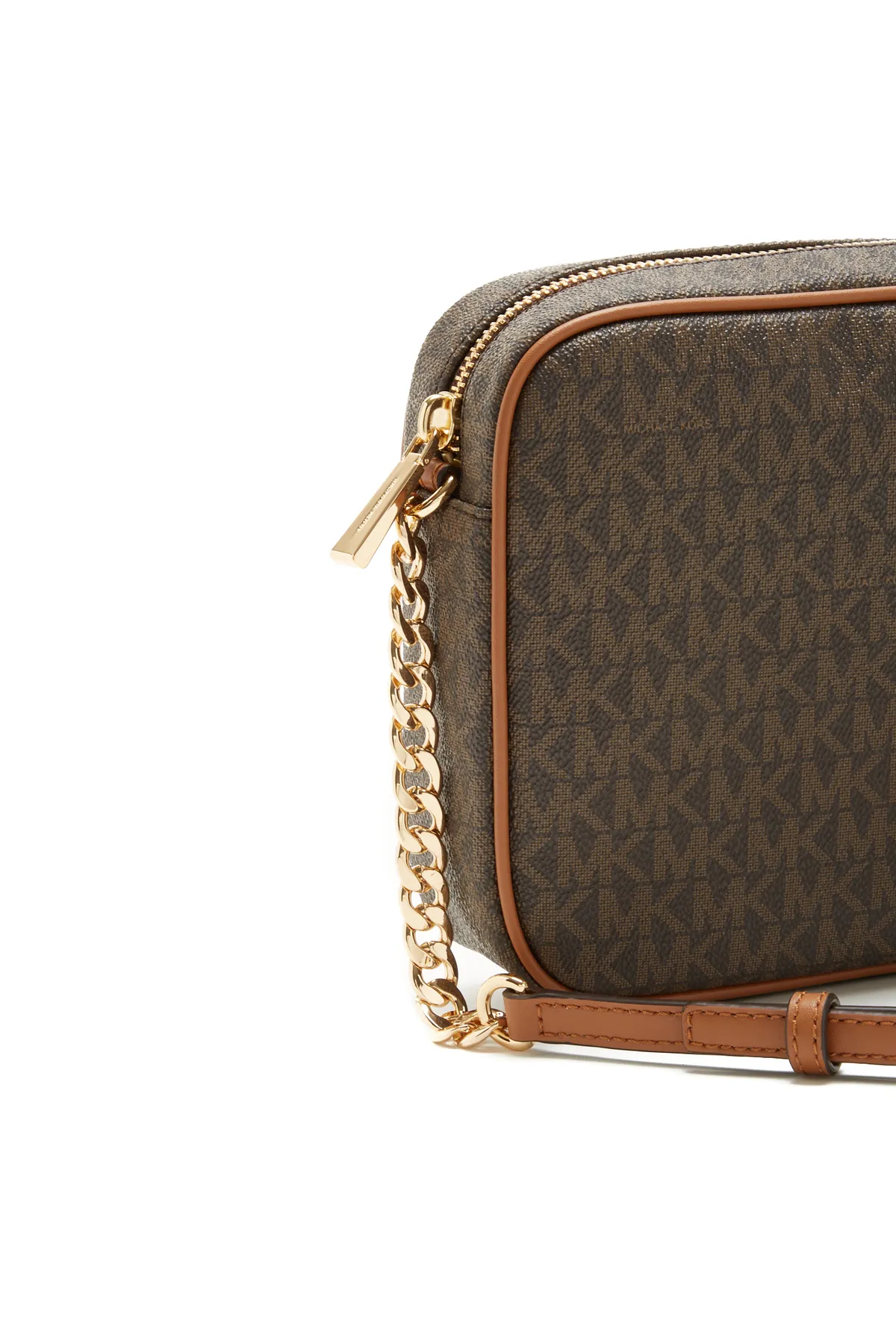 Michael Kors  Michael Kors Jet Set Braune Leder Umhängetasche 32F1GJ6C7B-200