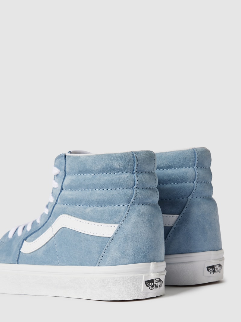 High Top Sneaker mit Kontraststreifen Modell 'Sk8' in hellblau