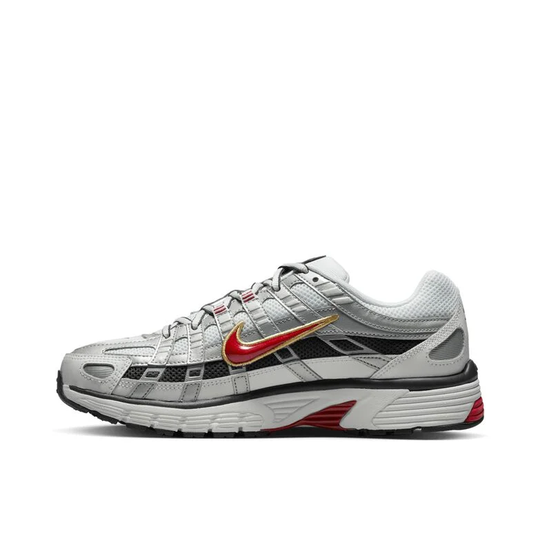 NIKE Wmns P-6000 white/varsity red-mtlc platinum