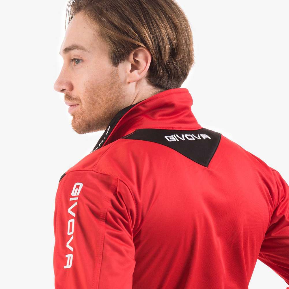 Givova Tuta Visa Trainingsanzug rot/schwarz