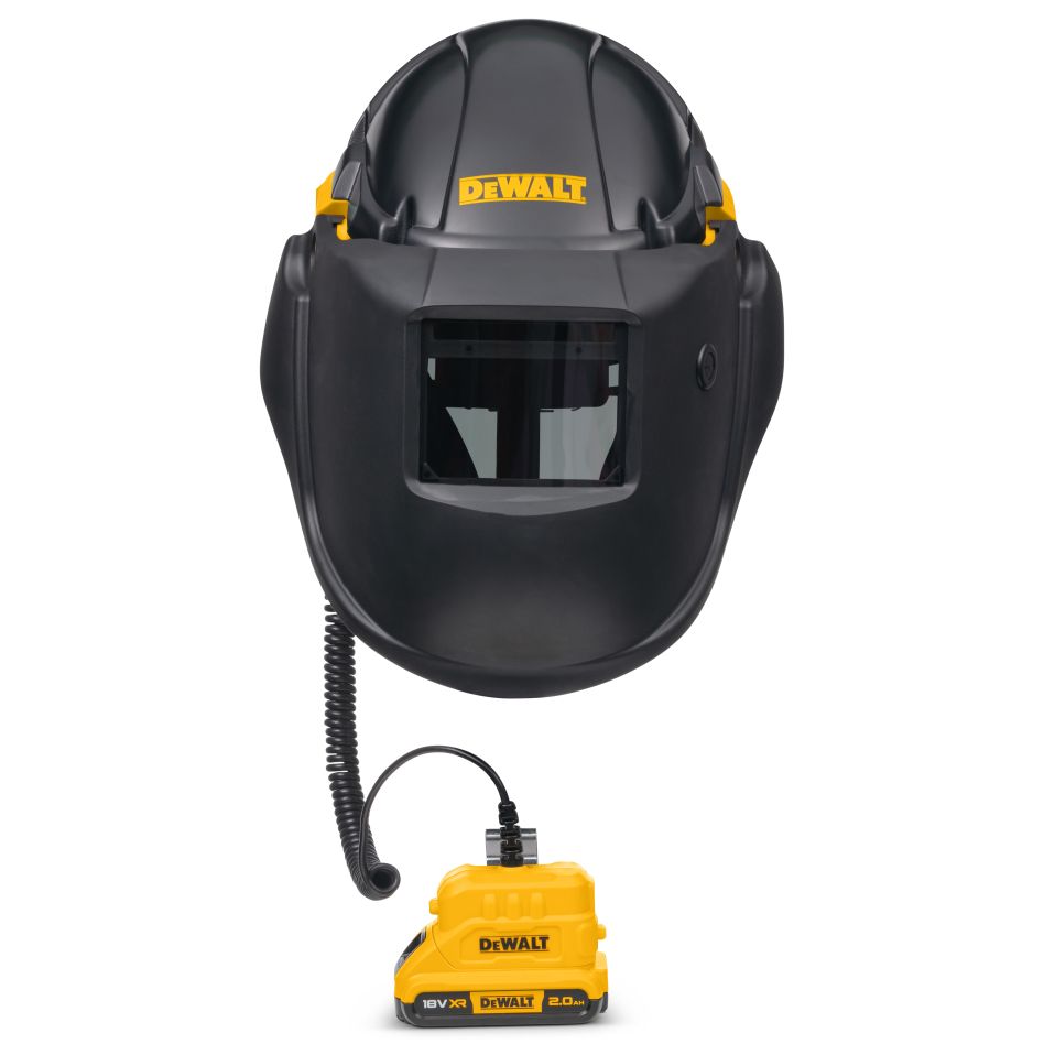 DeWalt DXPGB2WD21 Čistička vzduchu s svářečskou kuklou P3 18 V 2,0 Ah