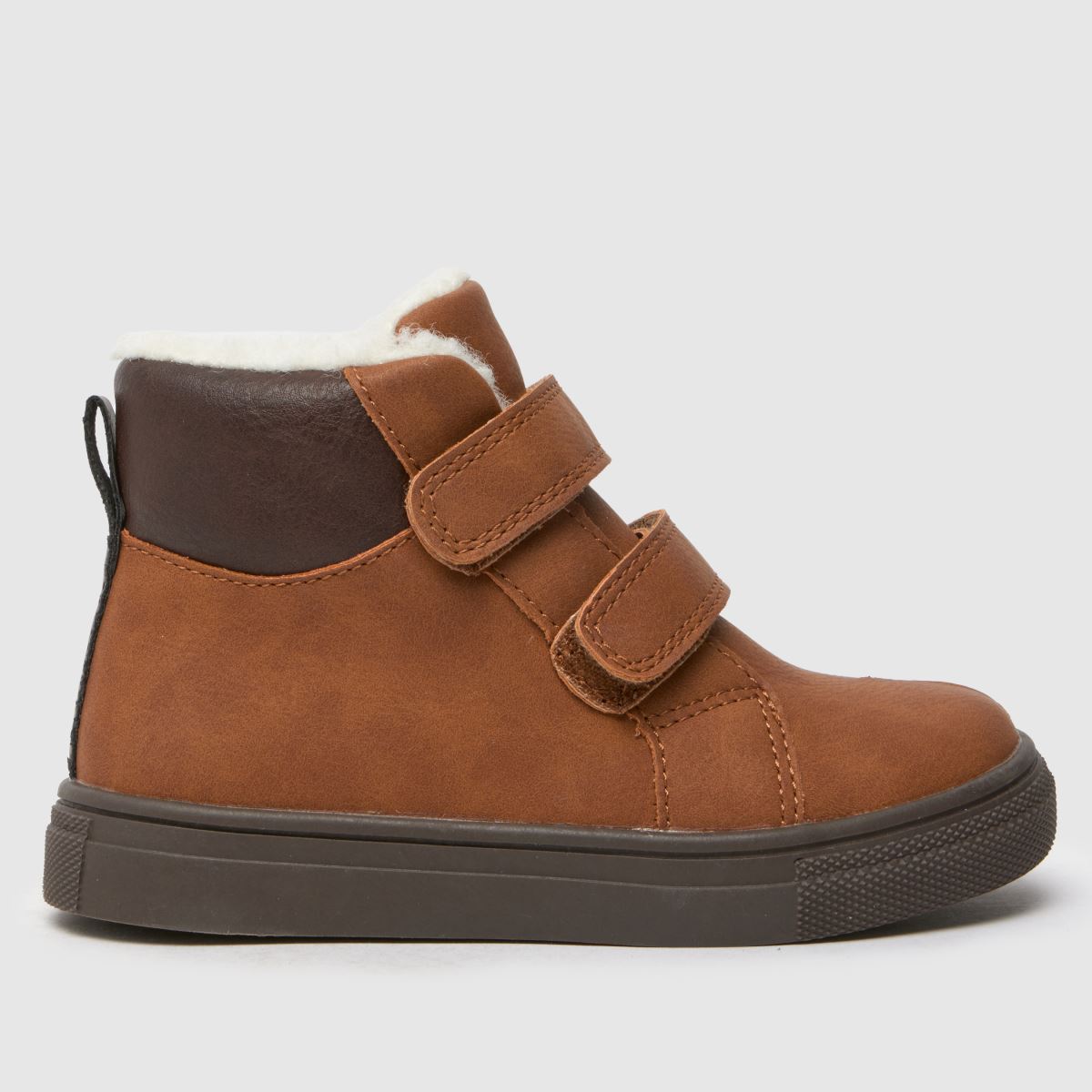 Schuh bruna Cooper pälsstövlar för pojkar, småbarn