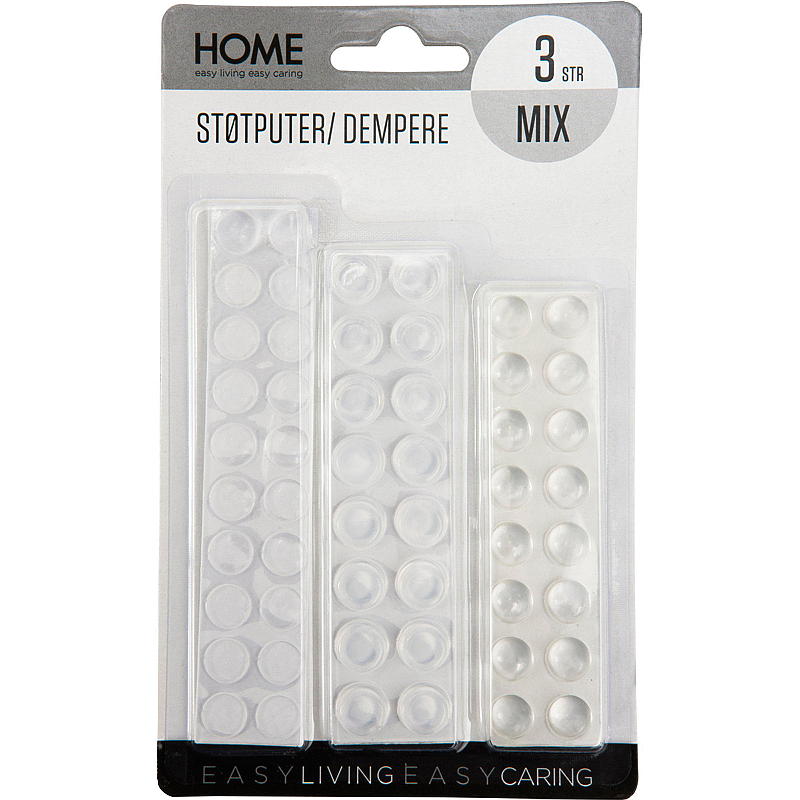 Home Støtpute 52 stk 3 str selvklebende blank Eva