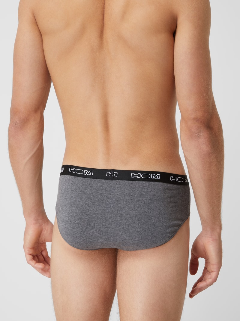 Slip im 3er-Pack Modell 'Boxerlines' in dunkelblau