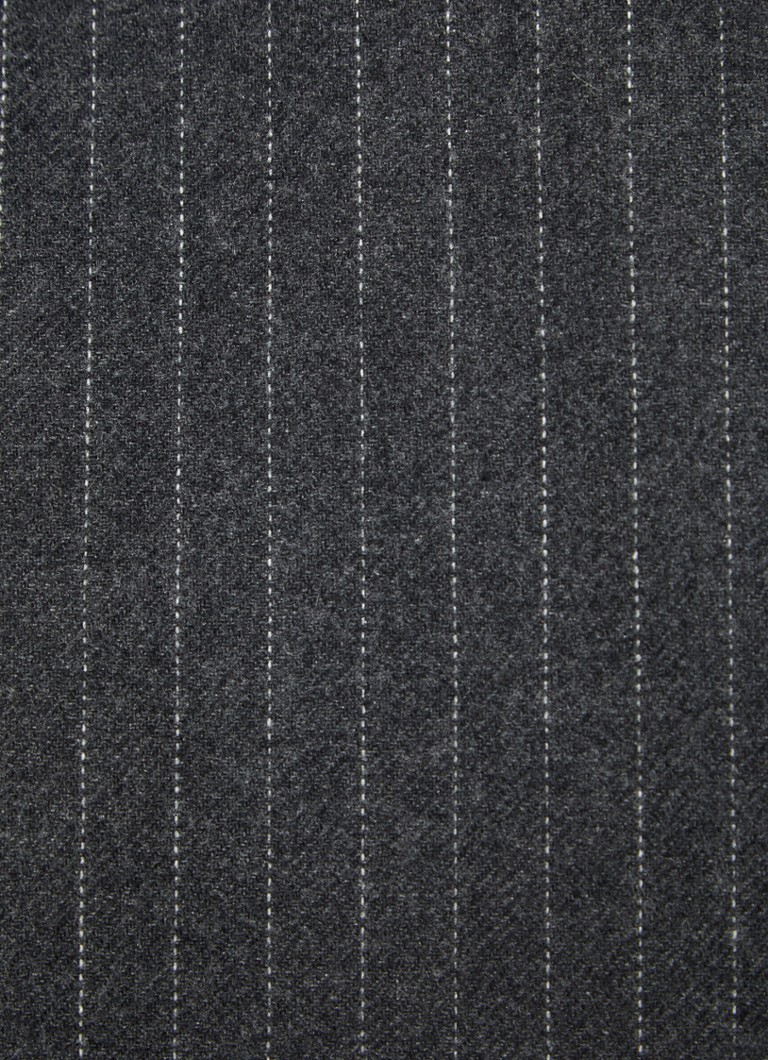 The Frankie Shop Mason jacket in wool blend with pinstripe and patch pockets