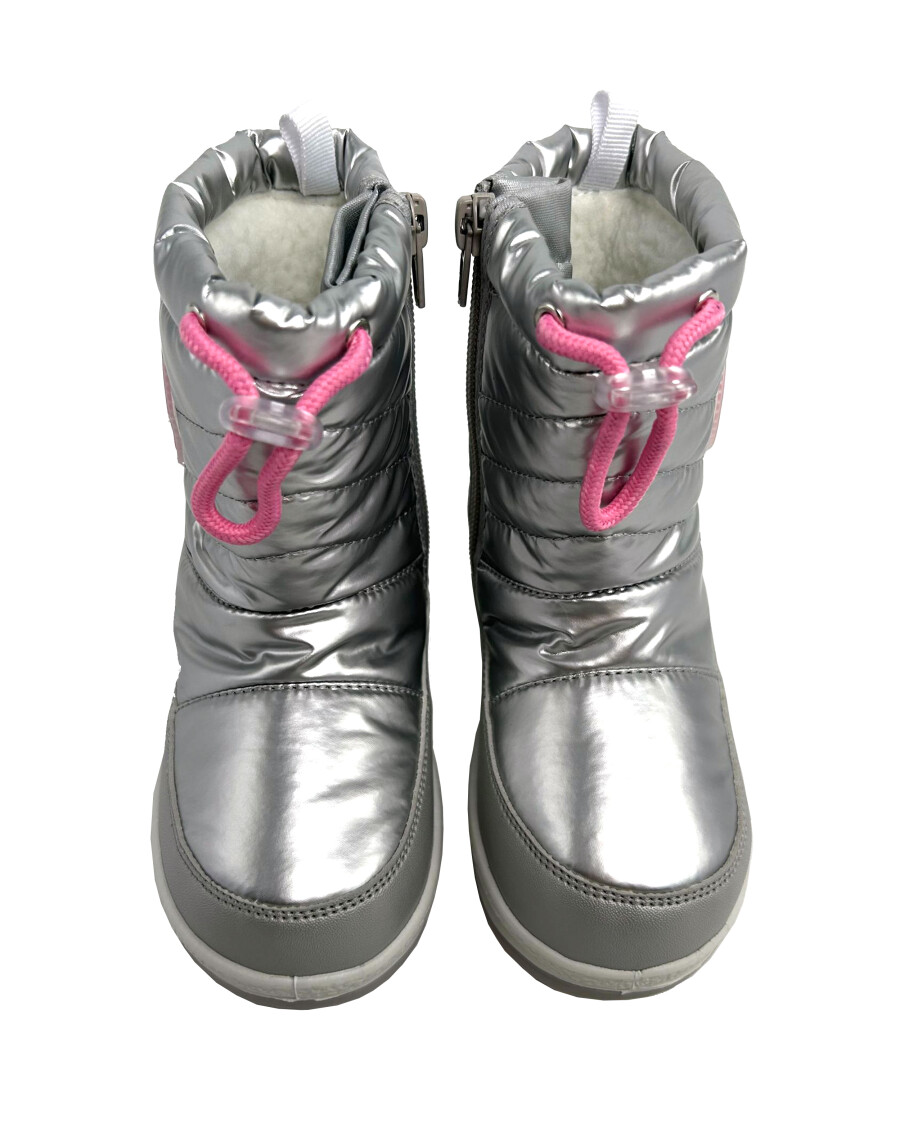 Glänzende Winterboots