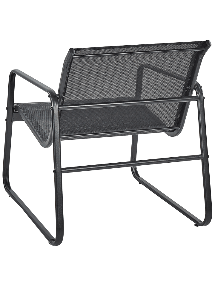 Beliani 4-tlg Lounge Set BARREA in Schwarz günstig kaufen onesize