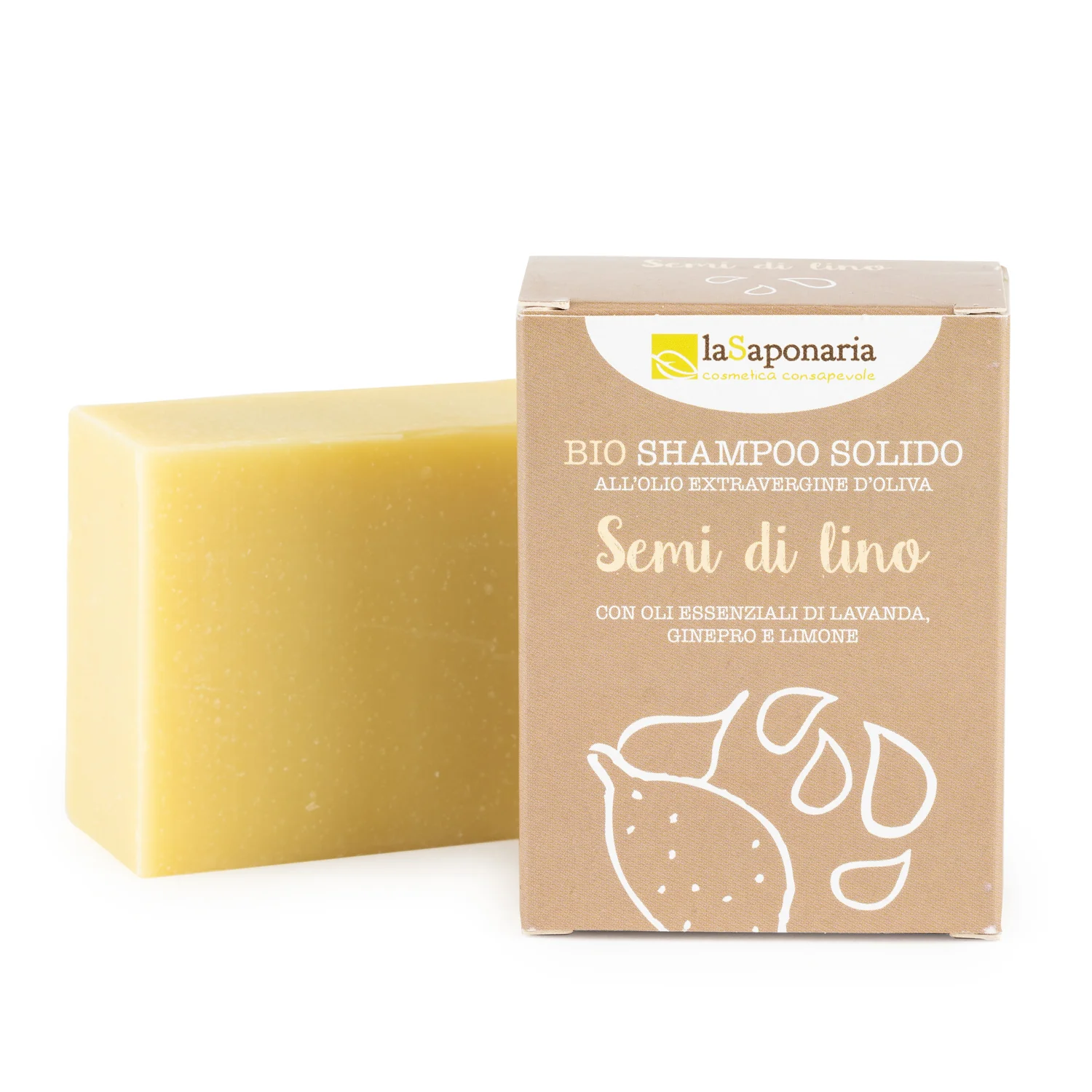 Shampoing solide aux graines de lin - Shampoing doux