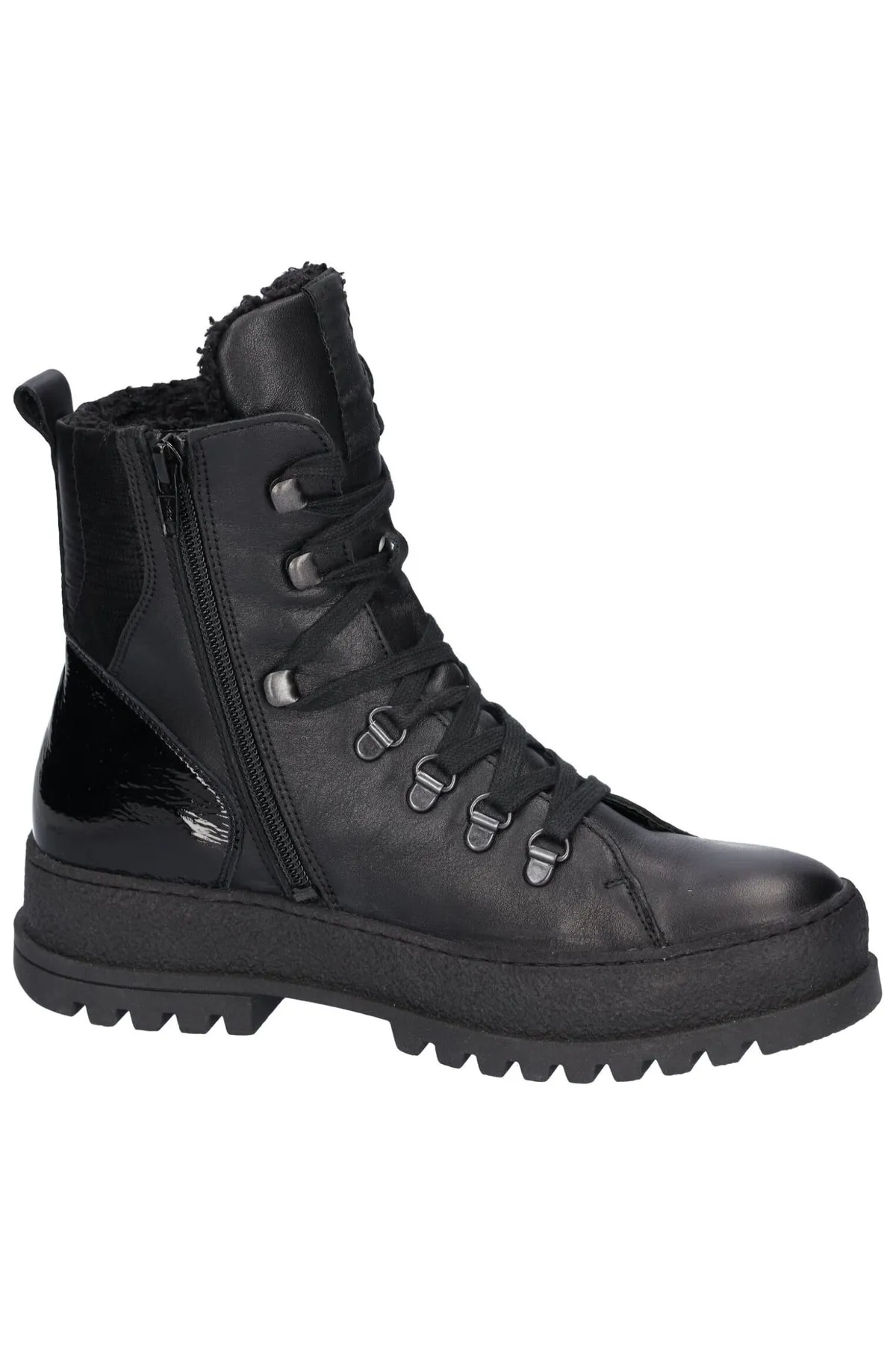 Waldläufer  Stiefelette - Schwarz - Blockabsatz