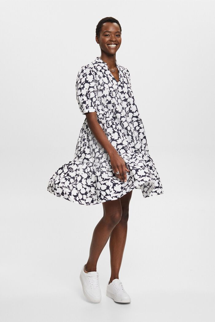 Minikleid aus Popeline