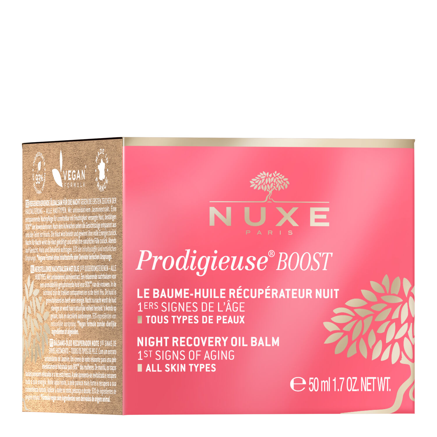 Nuxe Baume-huile récupérateur nuit anti-âge Prodigieuse® Boost - Toutes peaux - 50 ml