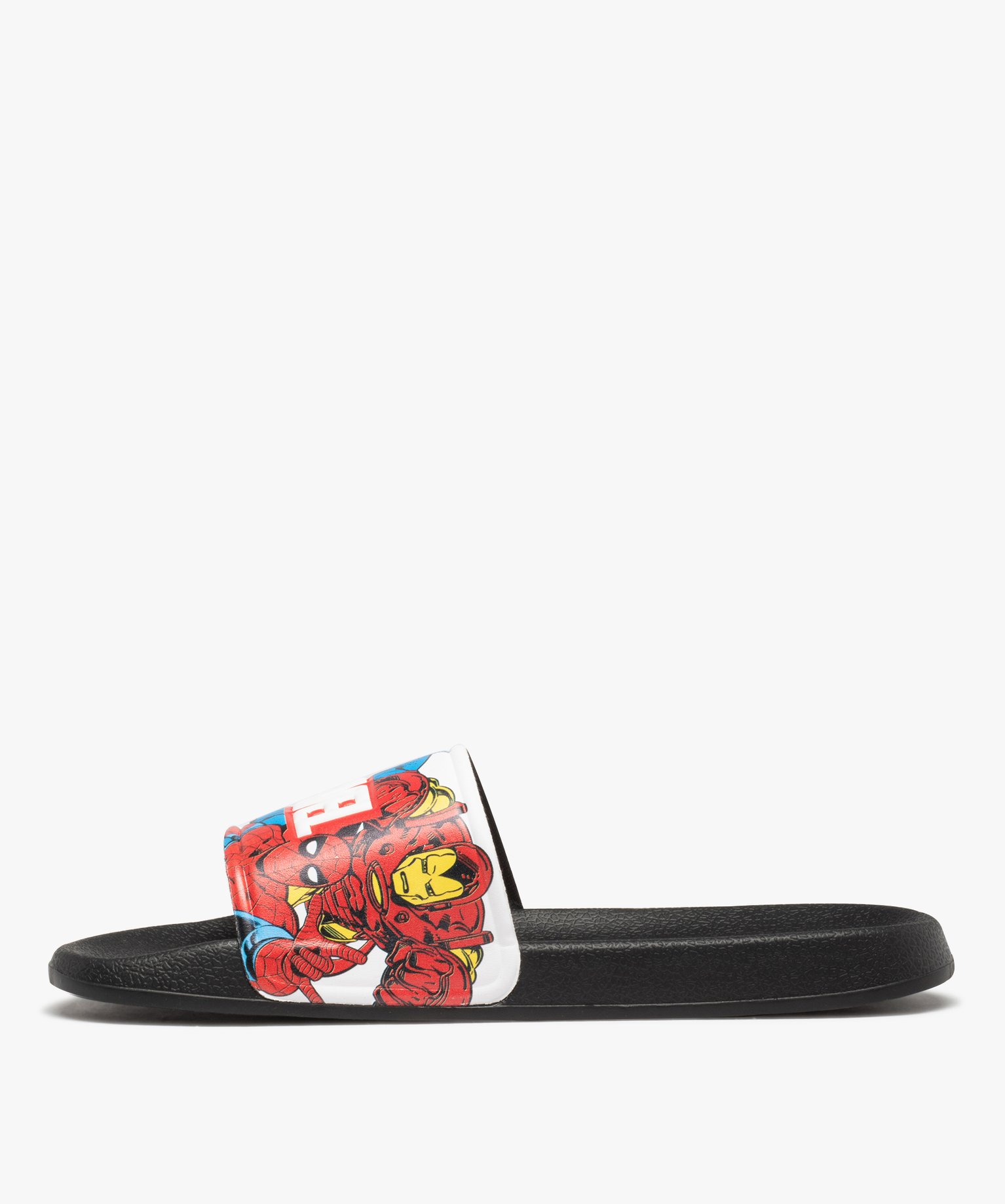 Mules de piscine homme imprimées superhéros - Marvel multicolore | GEMO