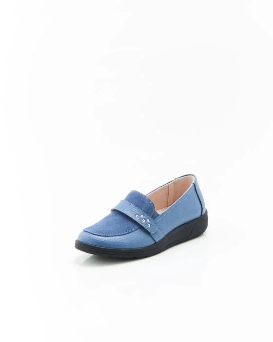 Mocassins bi-matière
