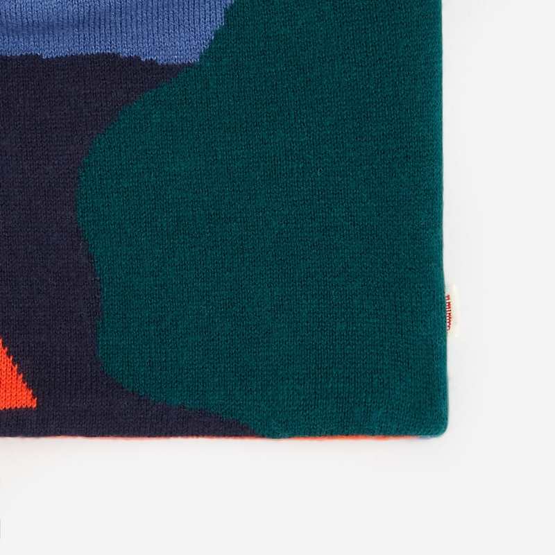 Snood garçon camouflage en tricot bleu Catimini