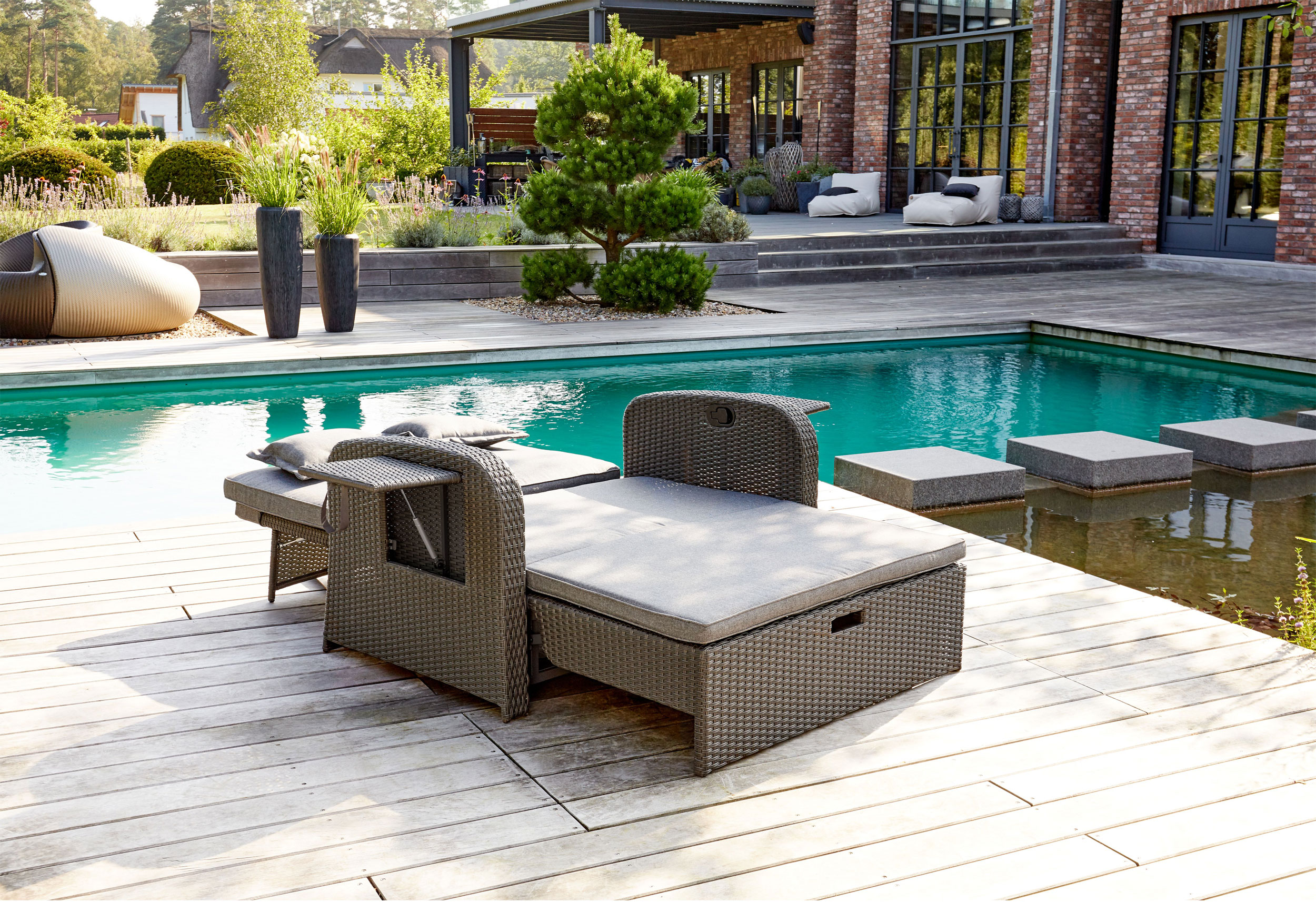 OUTDOOROutdoor Sofa-Bett variabel