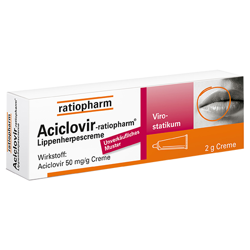 ACICLOVIR-ratiopharm Lippenherpescreme  2 g  Creme