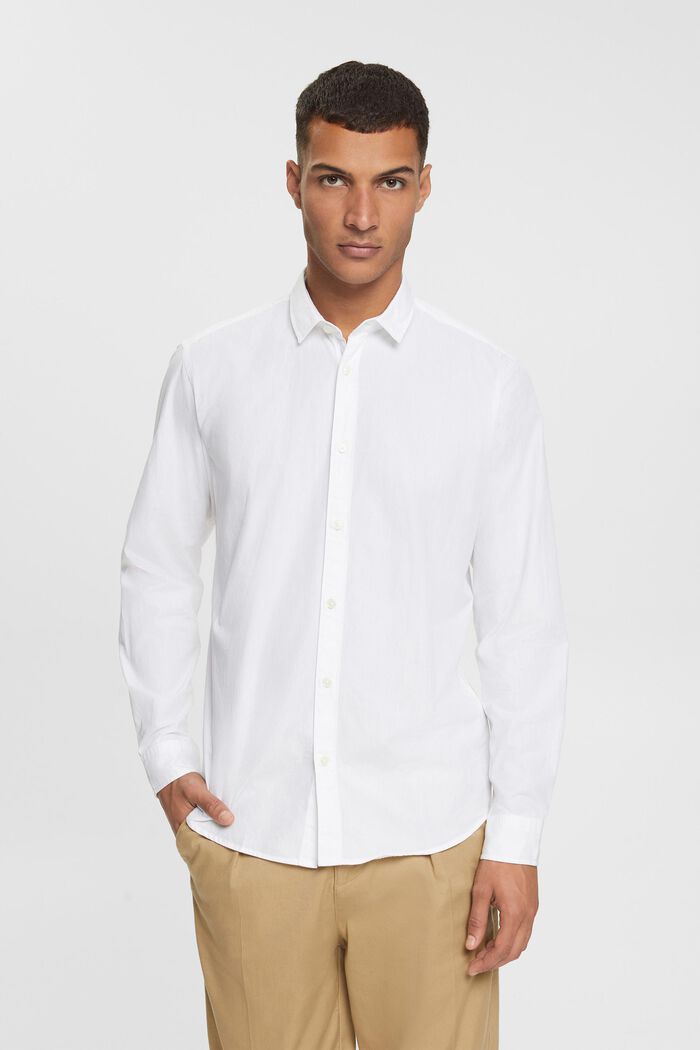 Nachhaltiges Baumwollhemd Slim Fit