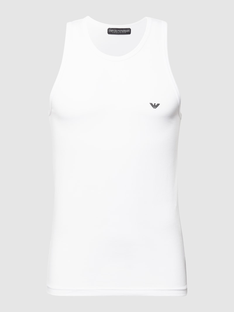 Tanktop mit Stretch-Anteil in weiß