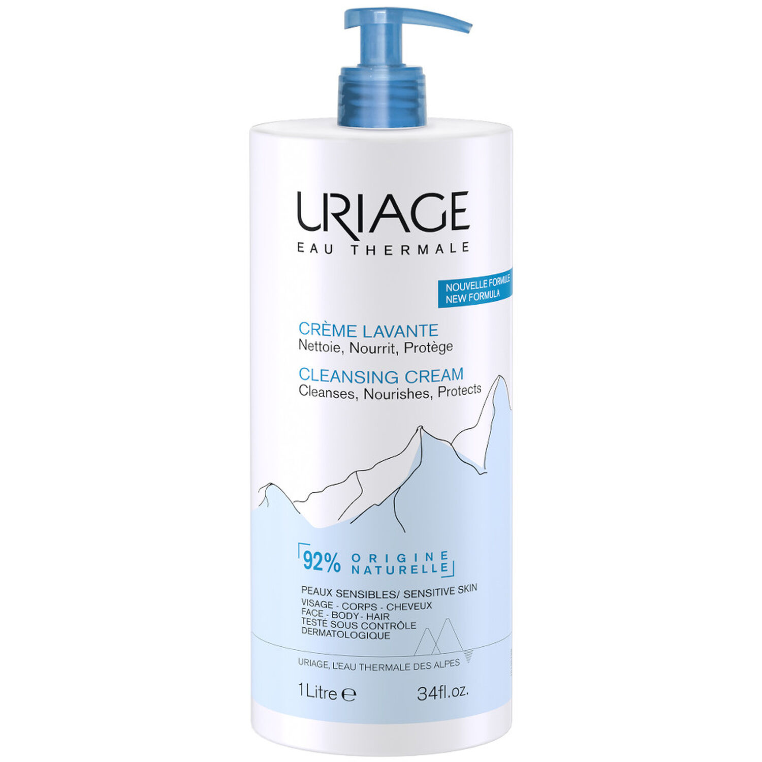 Uriage Crème Lavante Nettoie, Nourrie, Protège