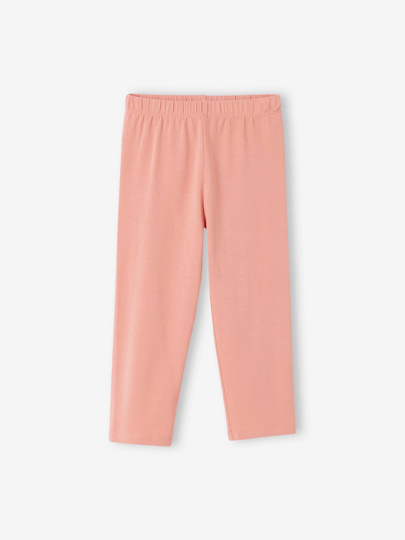 Vertbaudet 2er-Pack Mädchen 3/4-Leggings BASIC Oeko-Tex - pack koralle