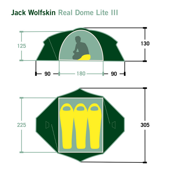 REAL DOME LITE III - Kuppelzelt