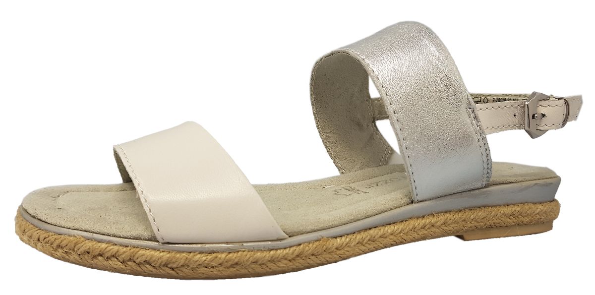 Marco Tozzi Da.-Sandale 2-2-28129-20/197 Weiß white/silver