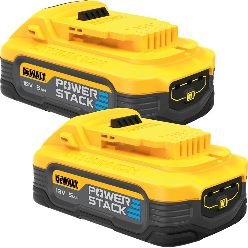 DeWalt Accessories DCBP518H2-XJ Duo Pack - 18V XR 5.0Ah POWERSTACK battery