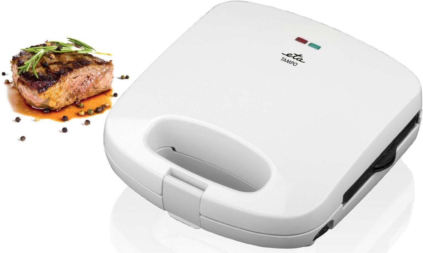 eta Sandwichmaker Tampo, ETA415690000, 700 W, Grill, Waffeleisen mit 180 ° aufklappbaren Platten